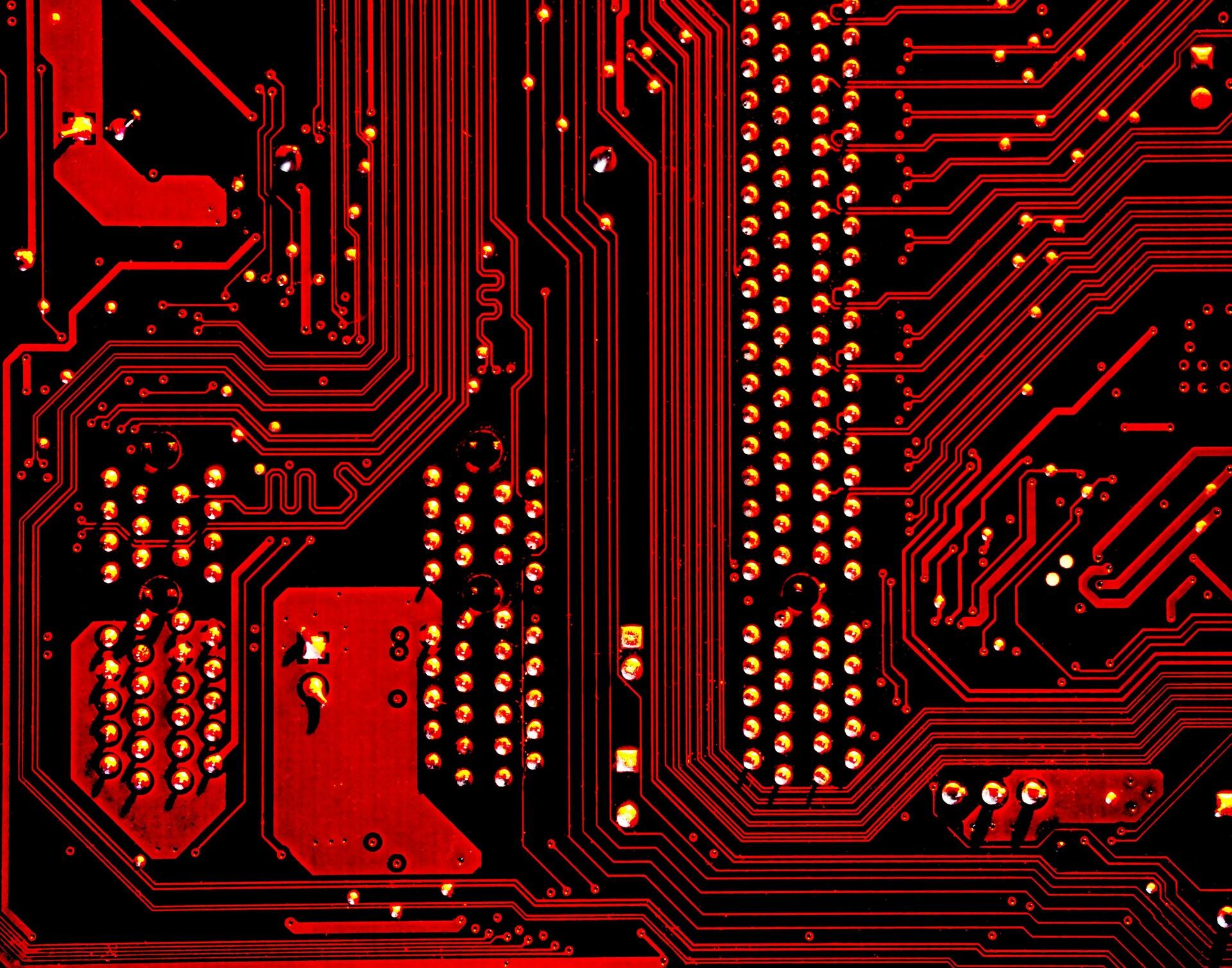 Background image of a computer